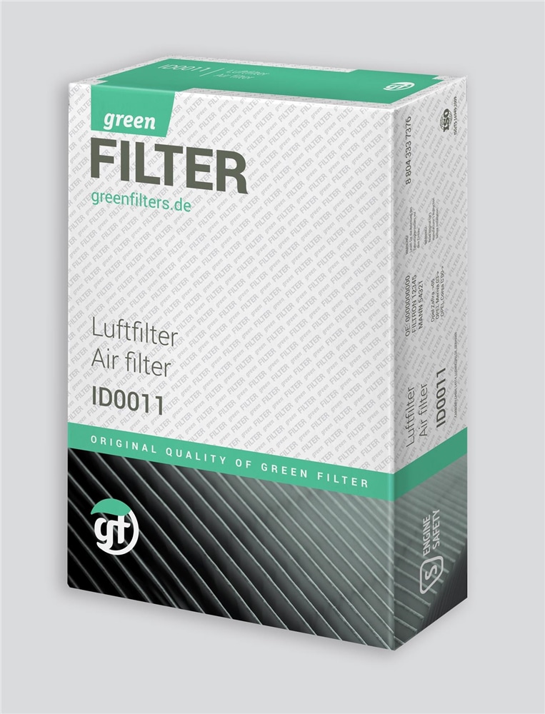 GREEN FILTER LF0546 Фильтр воздушный