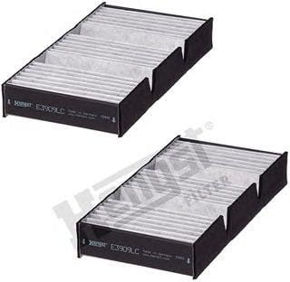 HENGST FILTER E3909LC2 Фильтр салона MERCEDES W1662011=> с актив.углем