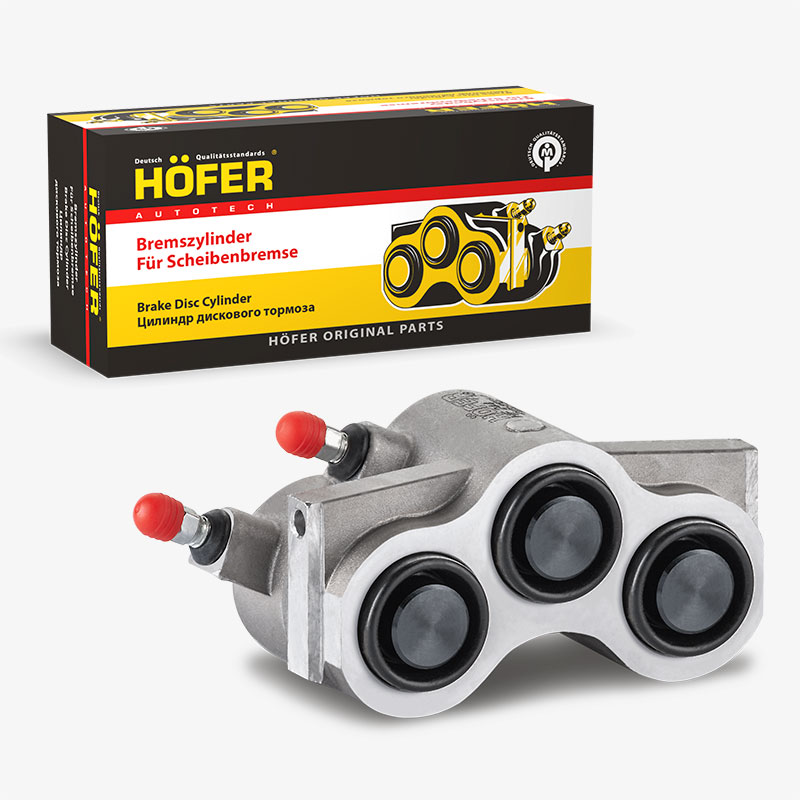 HOFER HF244148 Цилиндр колесный дискового тормоза ВАЗ 2121 правый