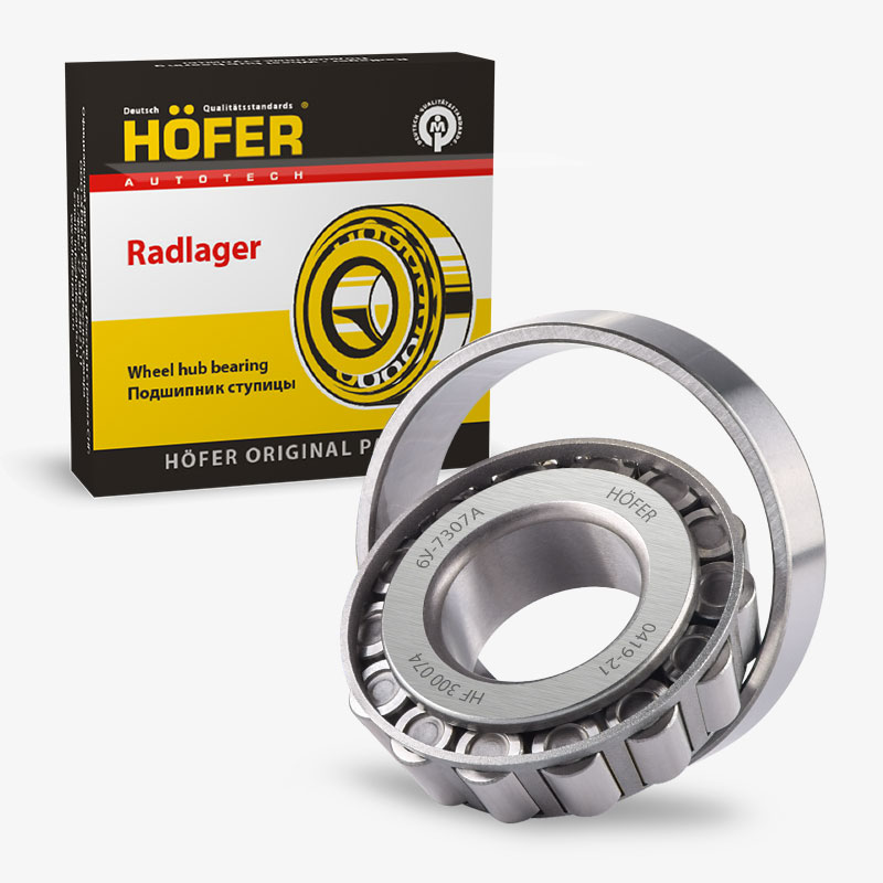 HOFER HF300074 Подшипник ступицы ГАЗ 3302 передний внутренний (7307, SKF 30307)