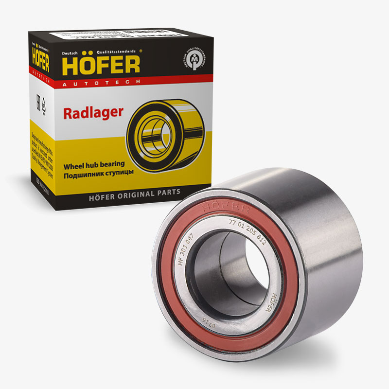 HOFER HF301047 Подшипник ступицы Renault Logan задний