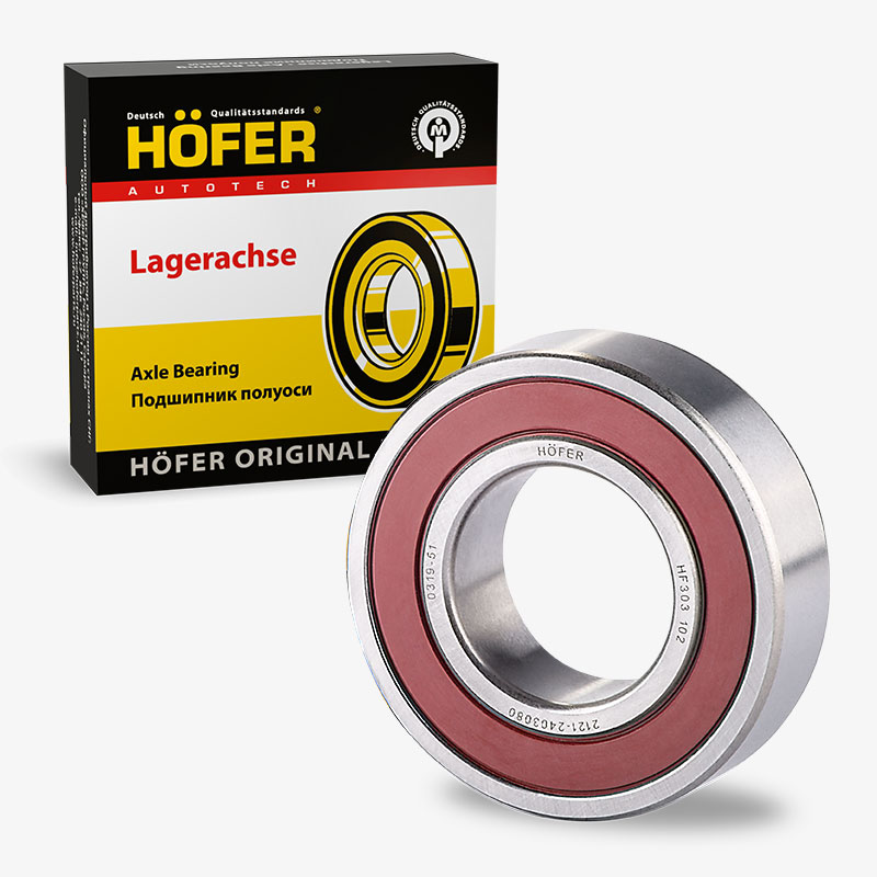 HOFER HF303102 Подшипник полуоси ВАЗ 2121 (180508 / 62208-2RS)