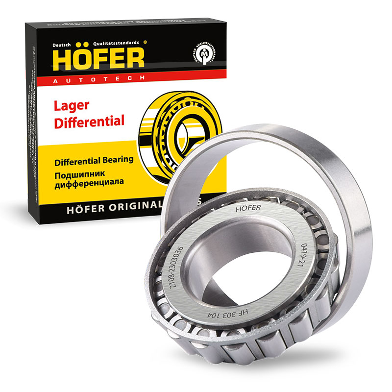 HOFER HF303104 Подшипник дифференциала ВАЗ 2108 (6-7207A, 30207)