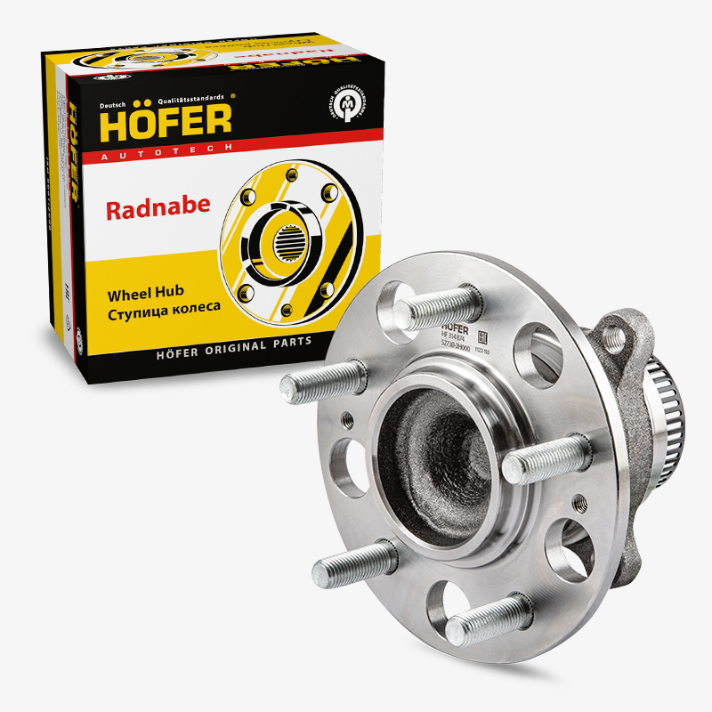 HOFER HF314874 Ступица Kia Ceed (07-), Hyundai i30 (11-) ABS задн.в сб. с подш.