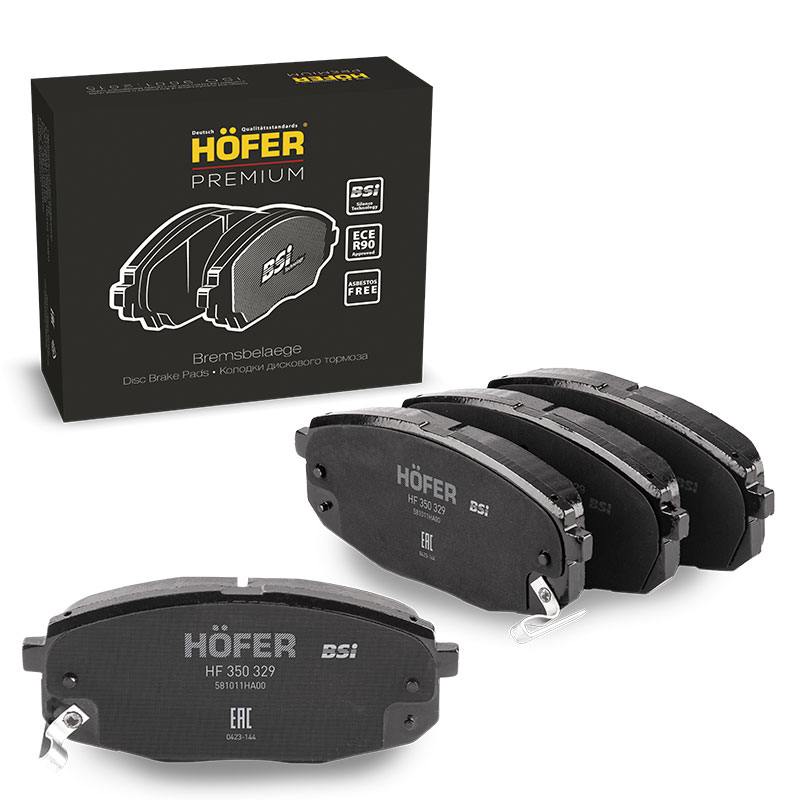 HOFER HF350329 Колодка торм. перед. Hyundai Creta 1.6, i30, Kia Ceed (-12) Premium