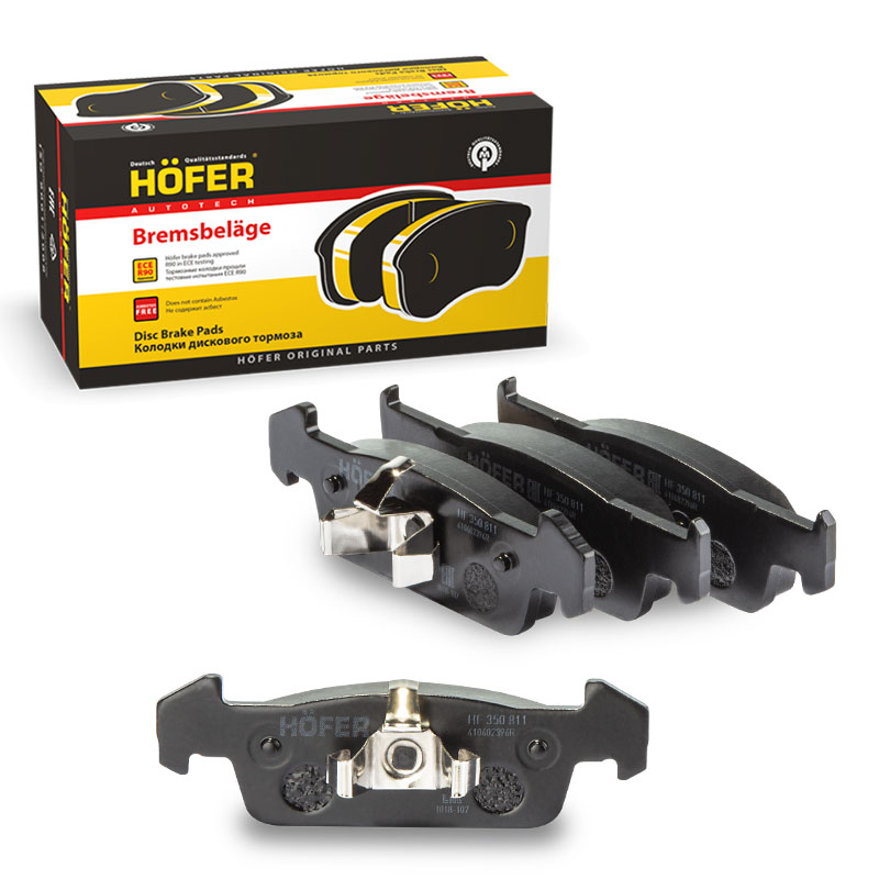 HOFER HF350811 Колодки тормозные дисковые перед