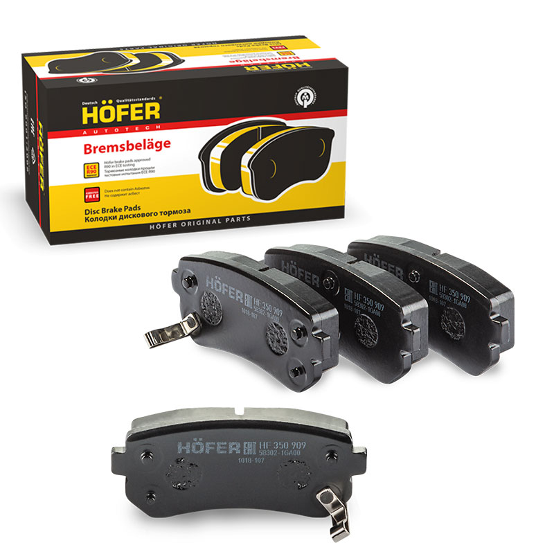 HOFER HF350909 Колодки тормозные дисковые
