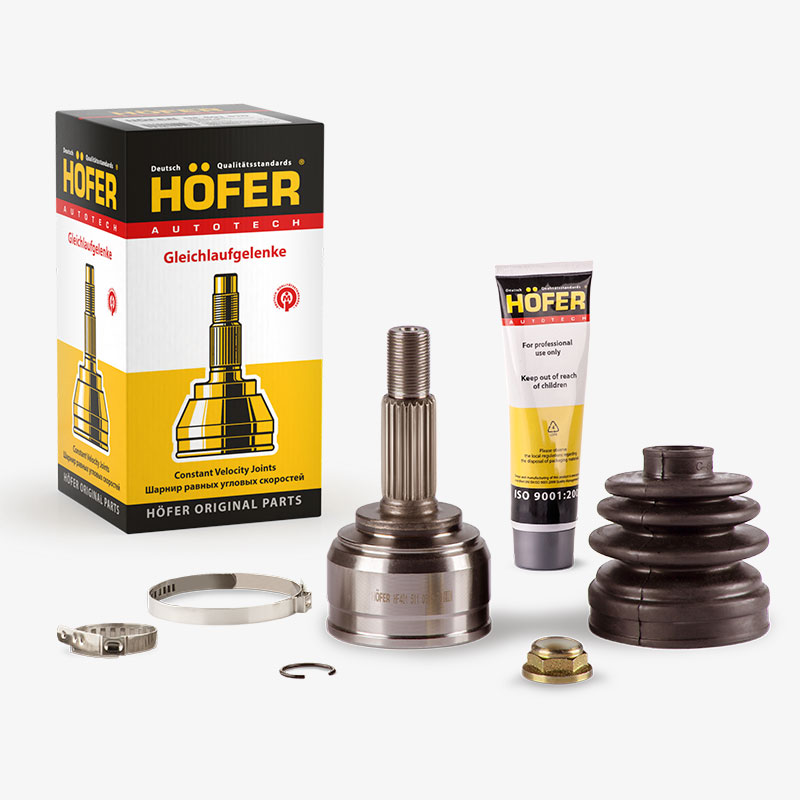 HOFER HF401511 ШРУС наружный ВАЗ Largus (внеш 23/внут 22 шл.) 16V
