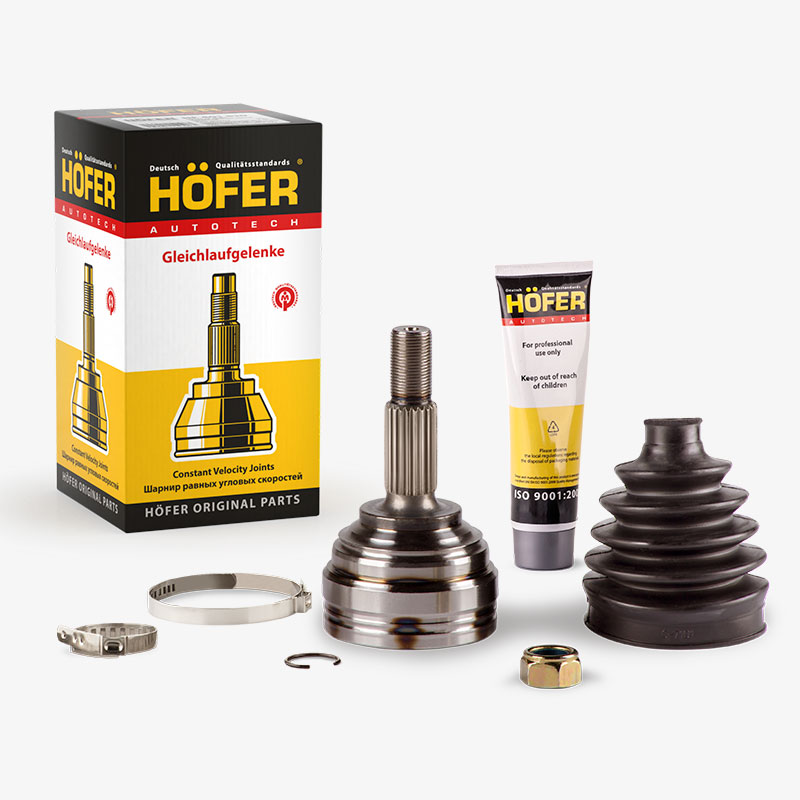 HOFER HF401512 ШРУС наружный ВАЗ Largus (внеш. 23/ внут. 30 шл.) 8V