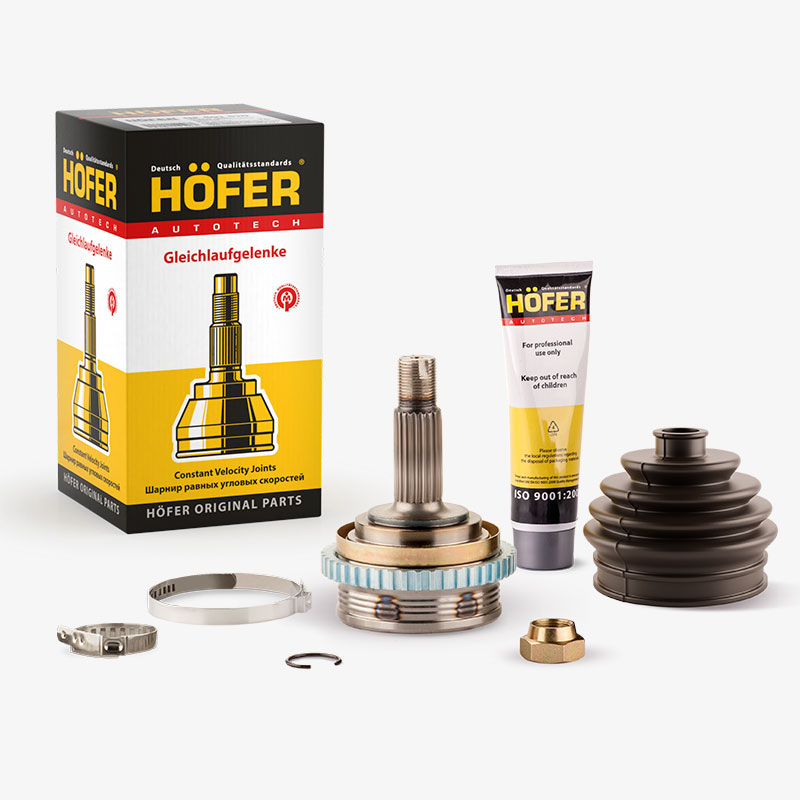 HOFER HF401580 ШРУС наружный ВАЗ 2170 , 1118 (с АБС)