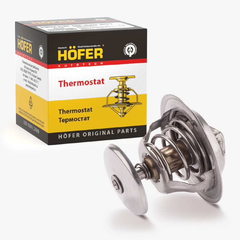 HOFER HF445801 Термостат ТС 107-02 ГАЗ, УАЗ (70 °С)