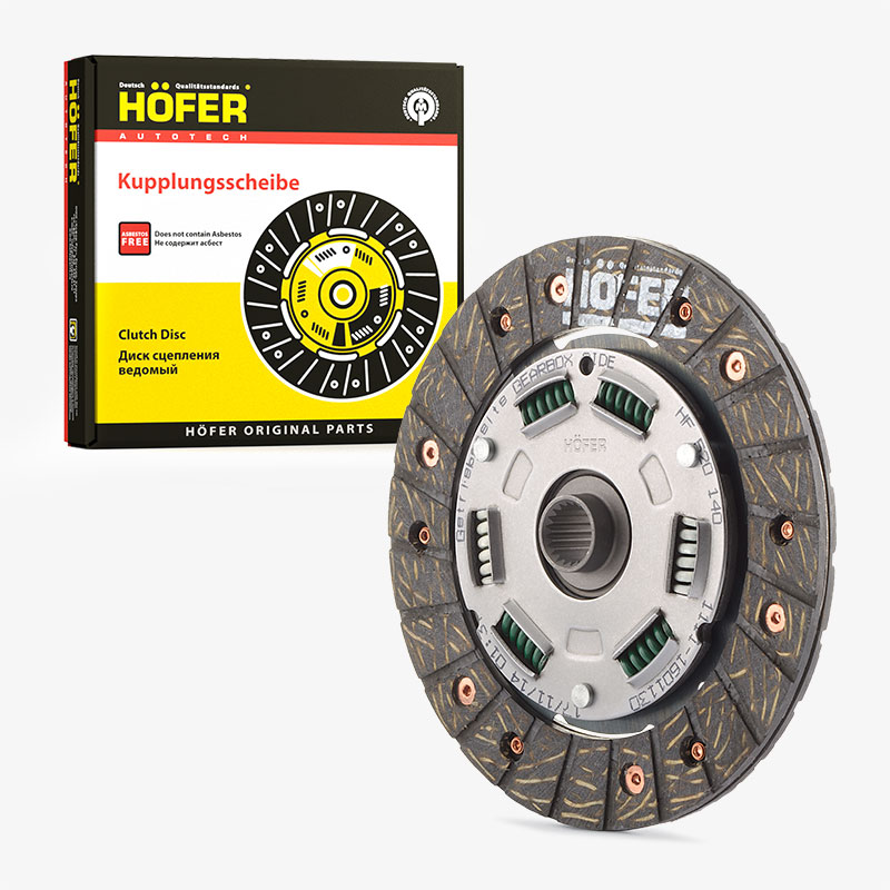 HOFER HF520140 Диск сцепления ведомый ВАЗ 1111
