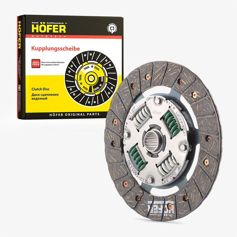 HOFER HF520143 Диск сцепления ведомый ВАЗ 2112