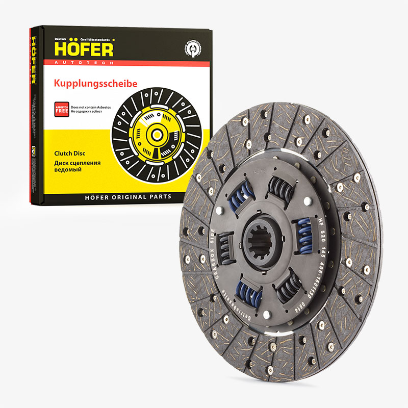 HOFER HF520145 Диск сцепления ведомый Газель 406