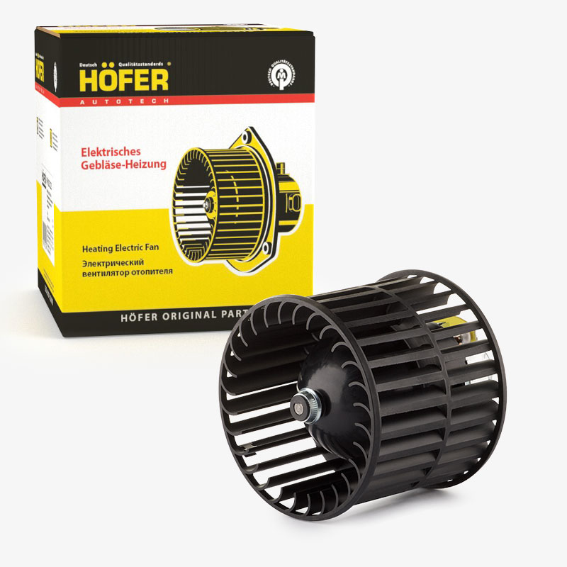 HOFER HF625222 Эл.вентилятор отопителя ВАЗ 2108