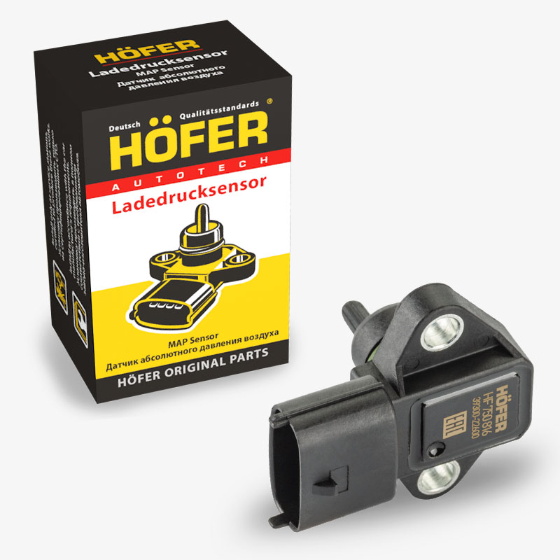 HOFER HF750816 Датчик давления и темпер. наддув. воздуха Hyundai Accent/ Kia Rio II