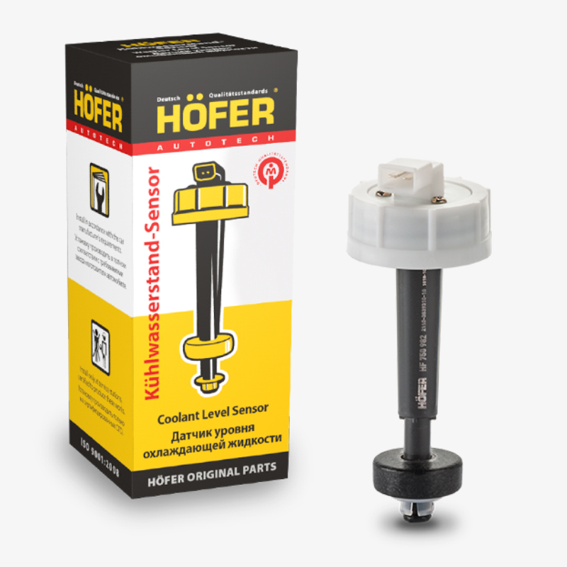 HOFER HF750982 Датчик уровня охлаждающей жидкости ВАЗ 2110-2112 9см (короткий)