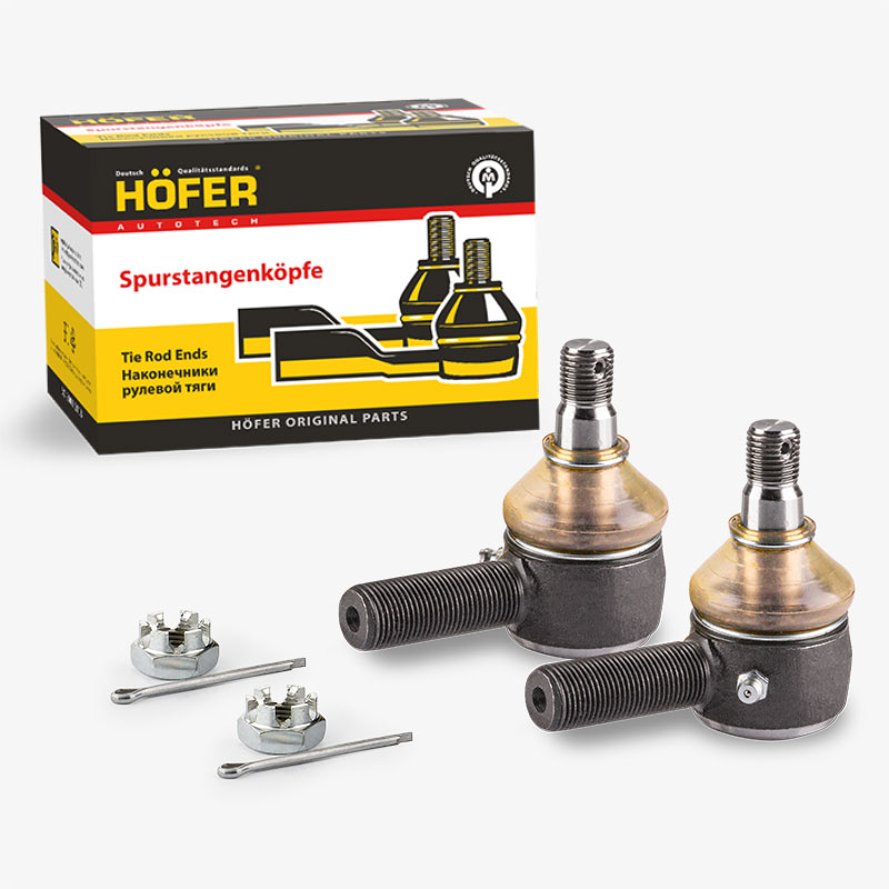 HOFER HF812021 Наконечники рулевых тяг УАЗ Patriot (левый+правый) закатной (2шт)