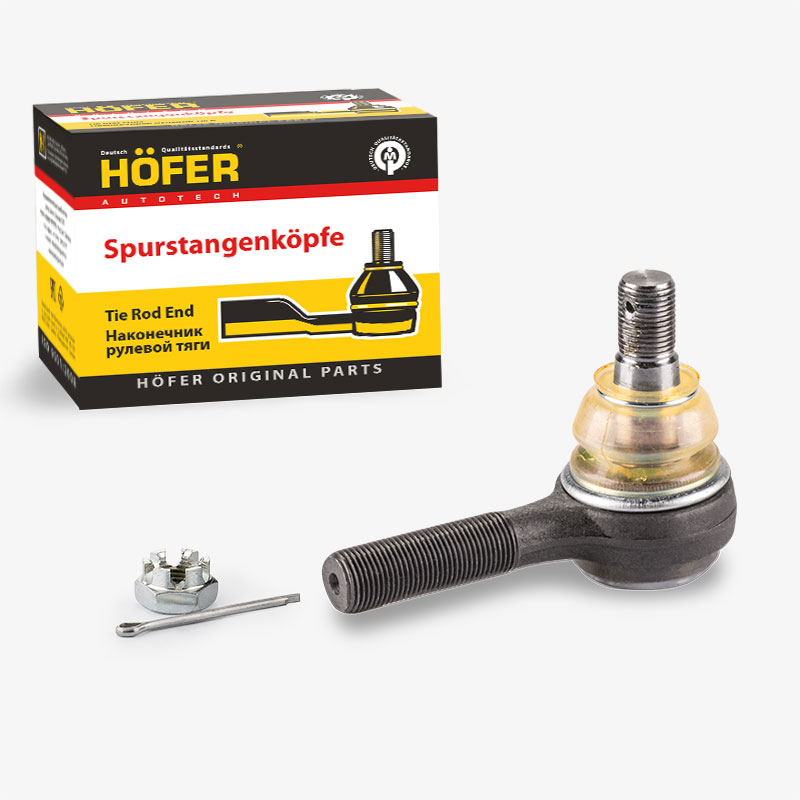 HOFER HF812048 Наконечник рулевых тяг ГАЗ 3302, 2705, 2217 правый