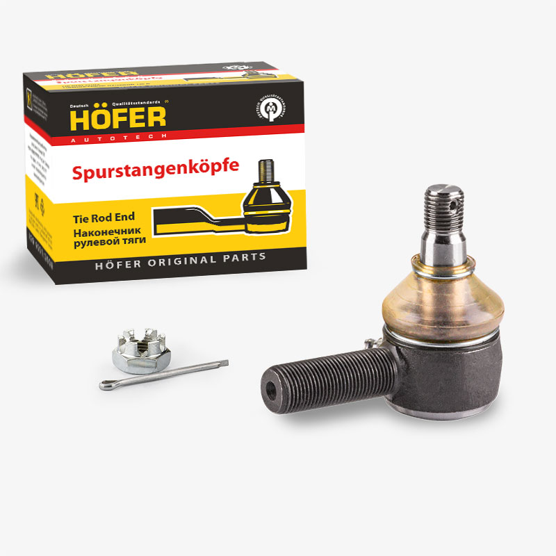 HOFER HF812051 Наконечник рулевых тяг УАЗ Patriot левый, закатной