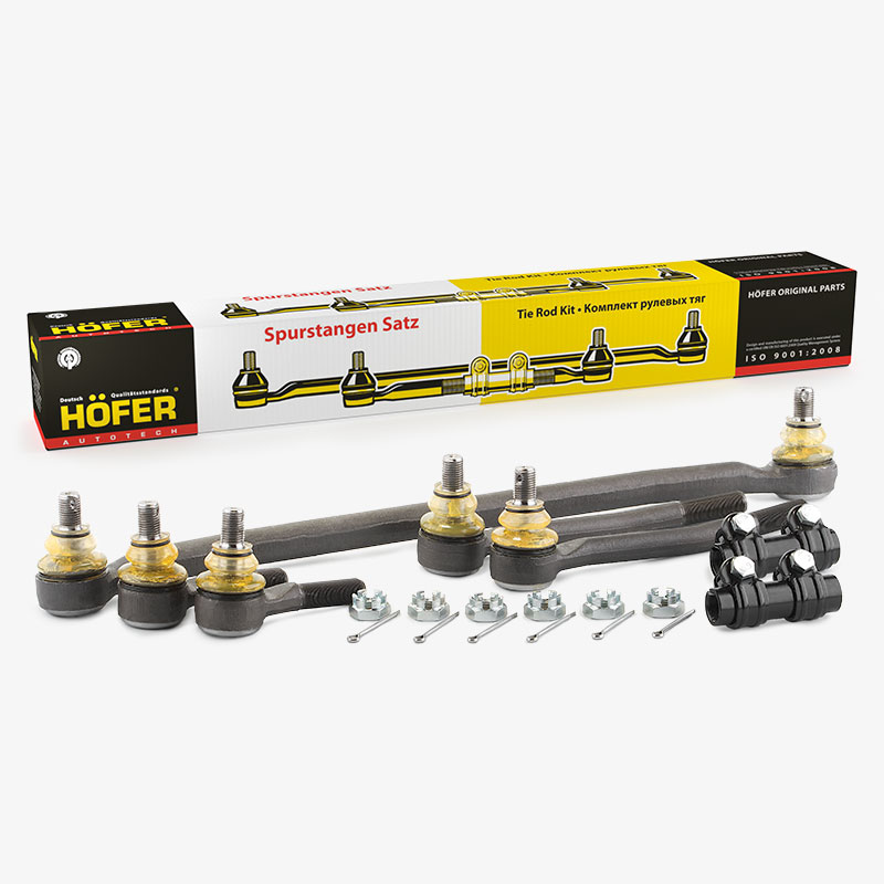 HOFER HF812266 Тяги рулевые ВАЗ 2101 комплект (5 шт.)