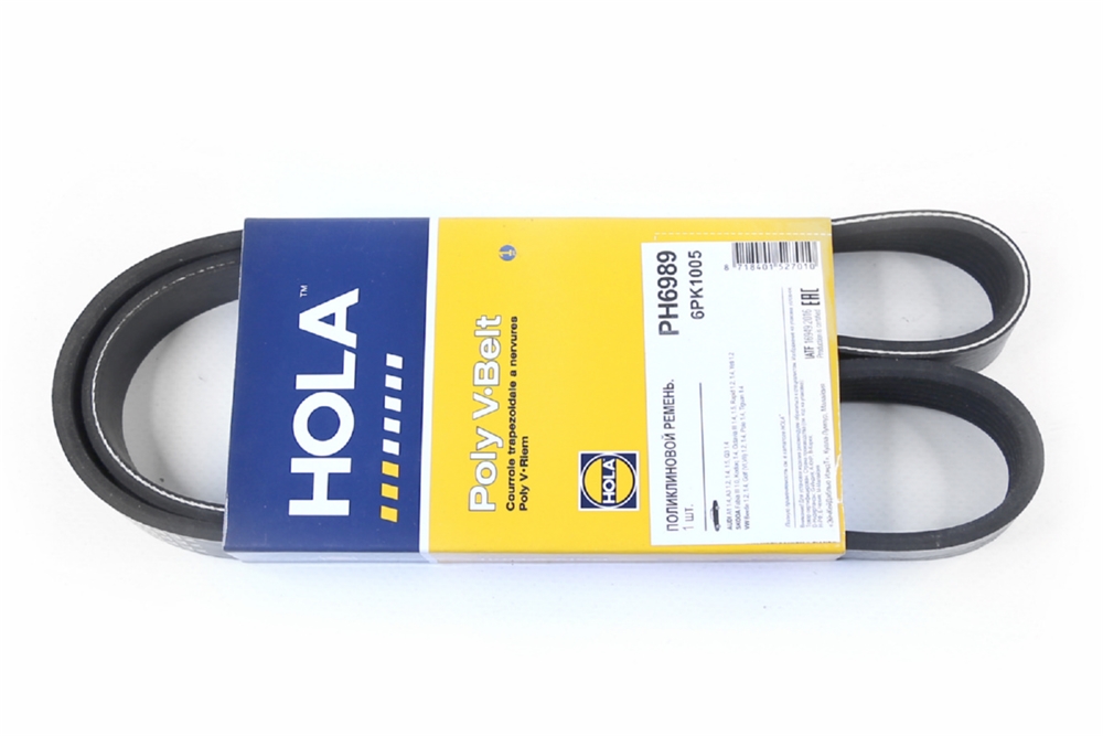 HOLA PH6989 Ремень поликлиновой 6PK1005