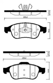 HSB HP3009 Колодки тормозные