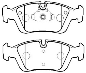 HSB HP5031 Колодки тормозные дисковые BMW: 320i, 325i (E36)