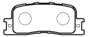 HSB HP5161 Колодки тормозные