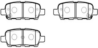 HSB HP5162 Колодки тормозные