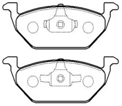 HSB HP5168 Колодки тормозные дисковые VW: GOLF 4   SCODA OCTAVIA A4