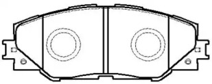 HSB HP5177 Колодки тормозные дисковые передн TOYOTA: RAV 4 III 05 -