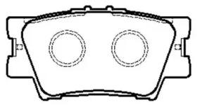 HSB HP5178 Колодки тормозные