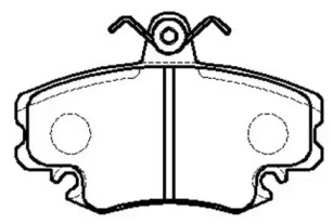 HSB HP5197 Колодки тормозные