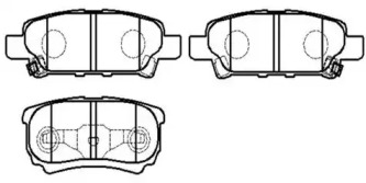 HSB HP8302 Колодки тормозные