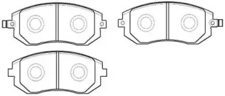 HSB HP8422 Колодки тормозные