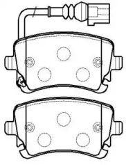 HSB HP8543 Колодки тормозные