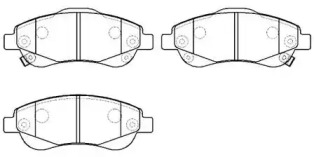 HSB HP9247 Колодки тормозные дисковые HONDA: CR-V(EUR)