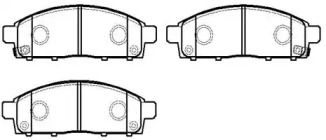 HSB HP9293 Колодки тормозные дисковые MITSUBISHI: ZINGER