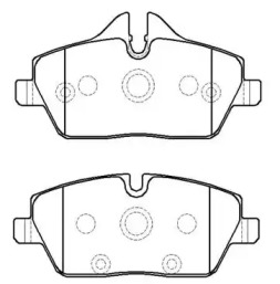 HSB HP9951 Колодки тормозные передние