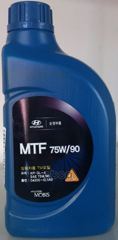 HYUNDAI-KIA 043005L1A0 Масло трансмиссионное синтетическое MTF 75W90 GL-4 1л