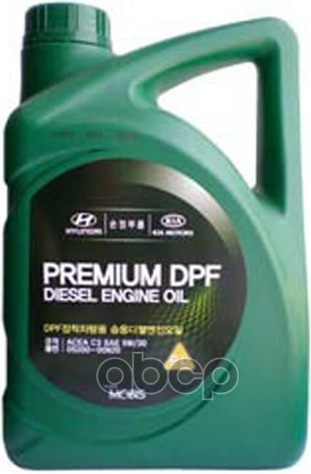 HYUNDAI-KIA 0520000620 Масло моторное синтетическое Premium DPF Diesel 5W30 C3 6л