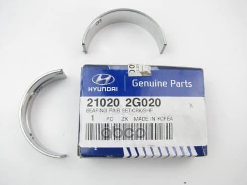 HYUNDAI-KIA 210202G020 Комплект подшипников скольжения коленвала