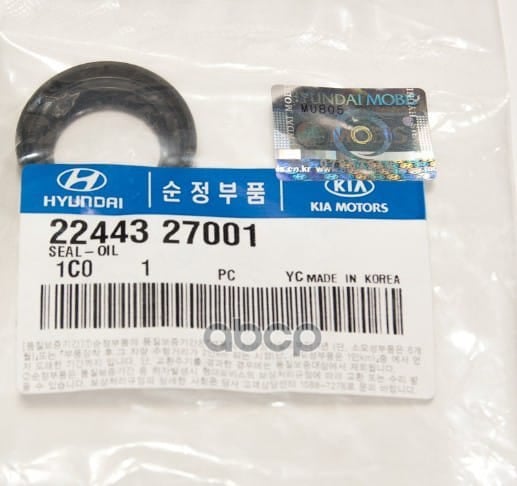 HYUNDAI-KIA 2244327001 Упл.кольцо свечного колодца HYUNDAI [ORG]