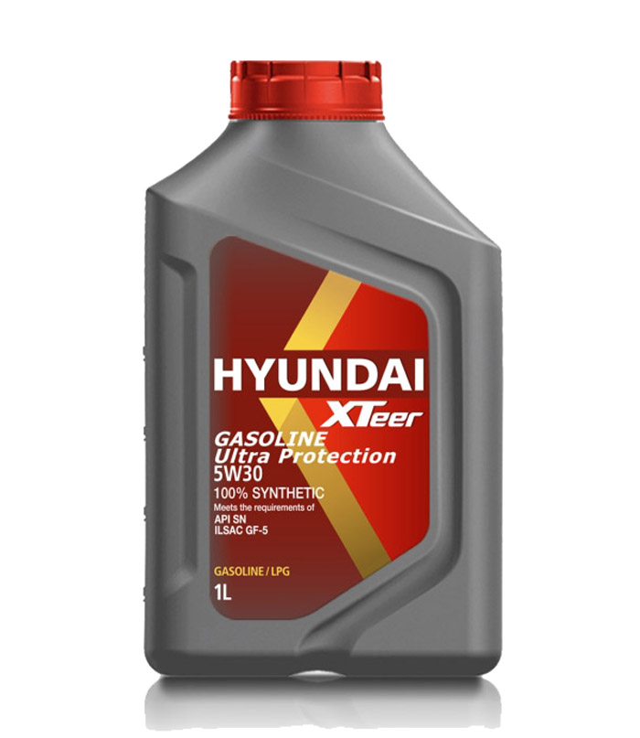 HYUNDAI-XTEER 1011002 Моторное масло xteer gasoline ultra protection 5w30 1л купить в Самаре