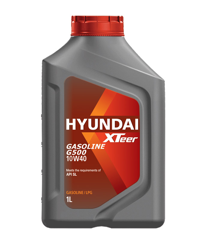 HYUNDAI-XTEER 1011044 Масло моторное xteer gasoline g500 sl 10w40 (1l)