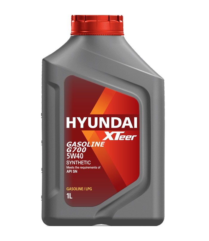 HYUNDAI-XTEER 1011136 Масло моторное синтетическое G700 SP 5W40, 1 л