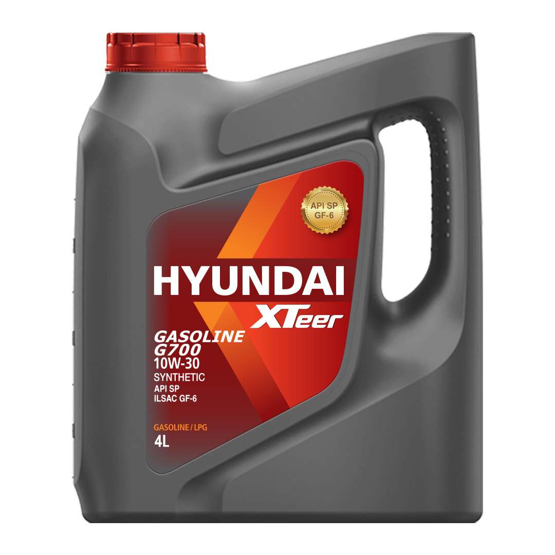 HYUNDAI-XTEER 1041003 Масло моторное 10W30 HYUNDAI XTeer 4л синтетика Gasoline G700 SP