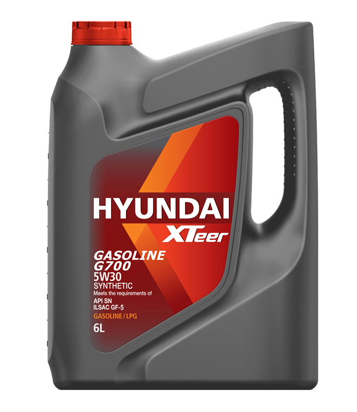 HYUNDAI-XTEER 1061135 Масло моторное синтетическое G700 SP 5W30, 6 л