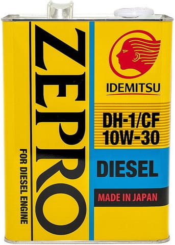 IDEMITSU 2862004 Масло моторное zepro diesel 10w 30 dh 1/cf (4l) купить в Самаре
